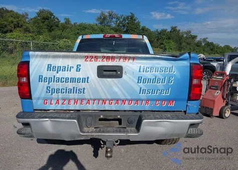 2016 Chevrolet Silverado 1500 Custom из США, поврежденный, VIN 1GCRCPEC7GZ366392